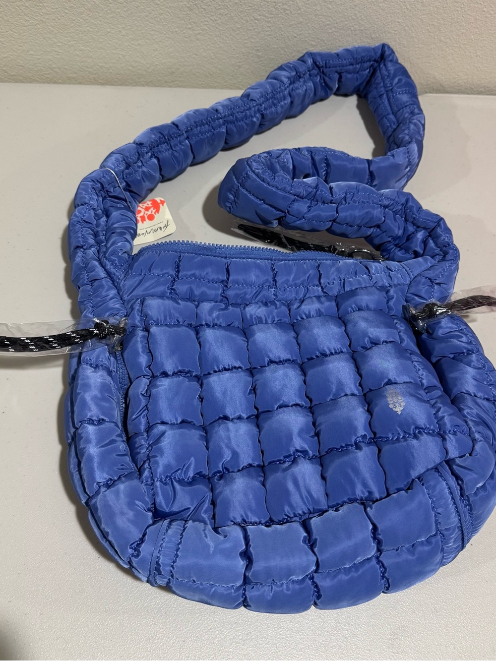 FP Movement by Free People NWT Blueberry Quilted Baby Carryall Sling Bag